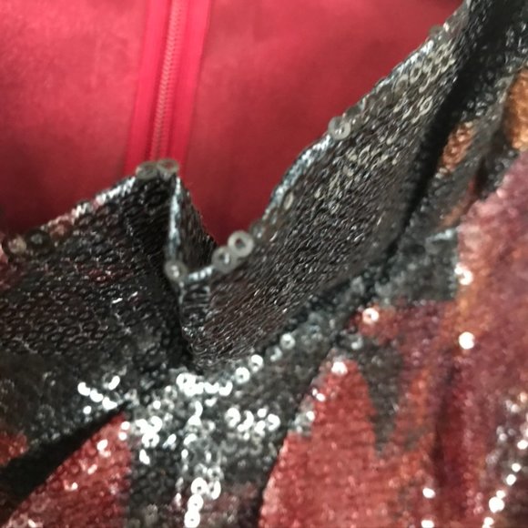 Elie Tahari black sequin mini dress - Picture 8 of 11